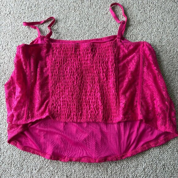 Torrid Lace Power Mesh Crop Corset โ Pink โ Size 5 โ NWT - Picture 5 of 8